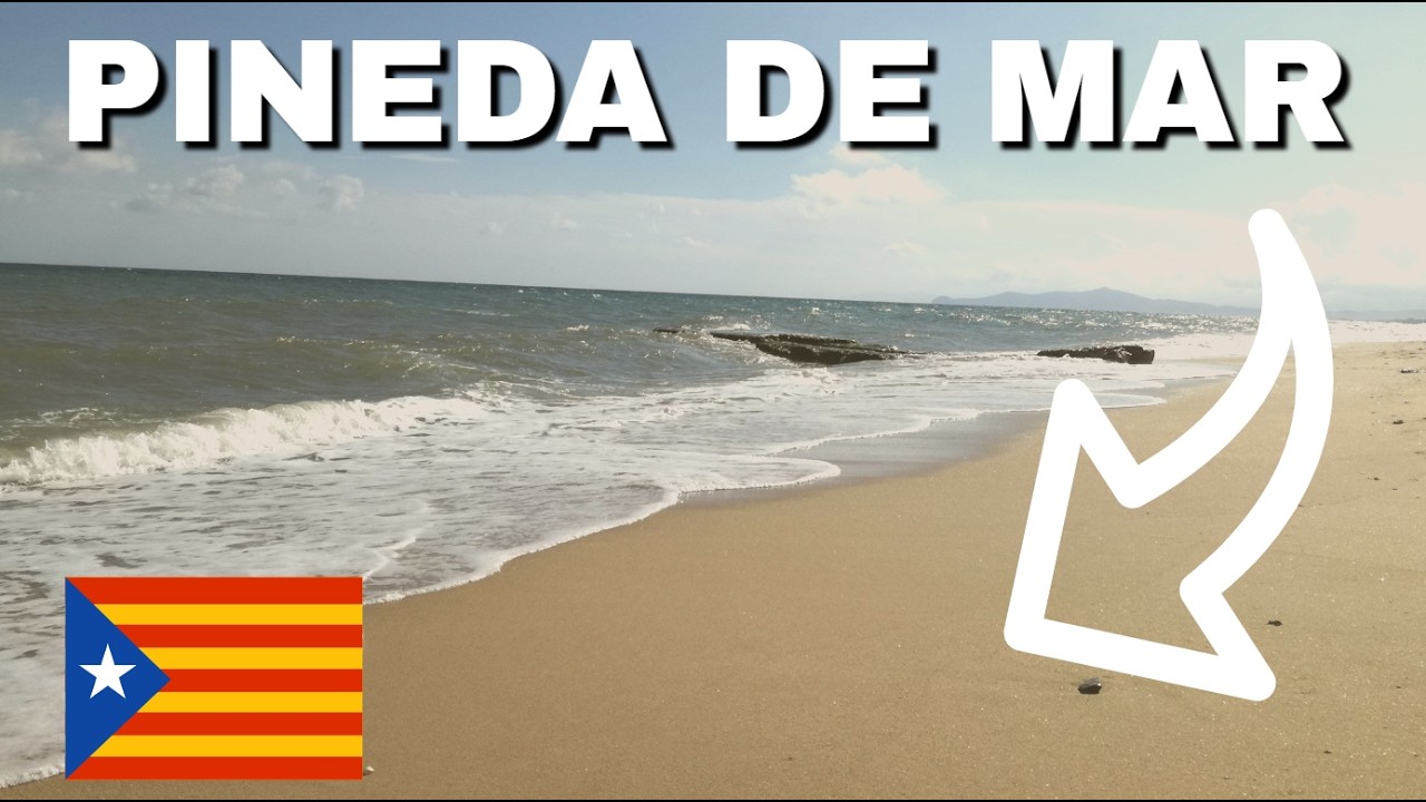 🌴 Pineda de Mar Walk Tour 2025 🇪🇸 | City & Beach + Costa del Maresme Vibes 🏖️