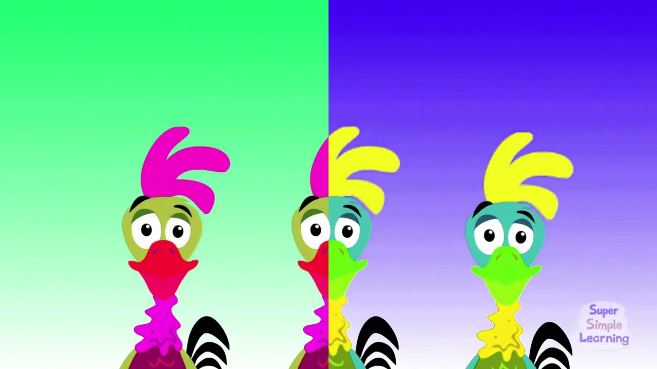 Animal Sound Song rouster Super Simple Song Sponsored by Klasky Csupo 2001 Effects