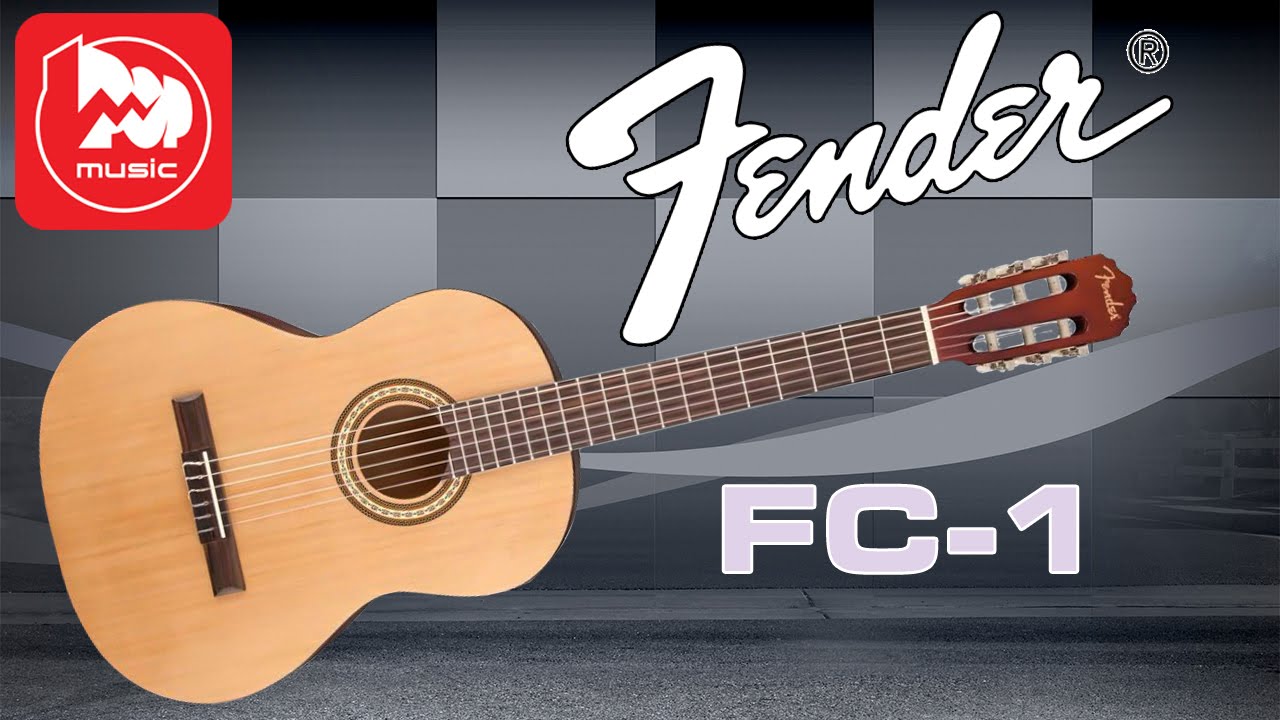Классическая гитара FENDER FC-1 (New Fender budget Classical Guitar)