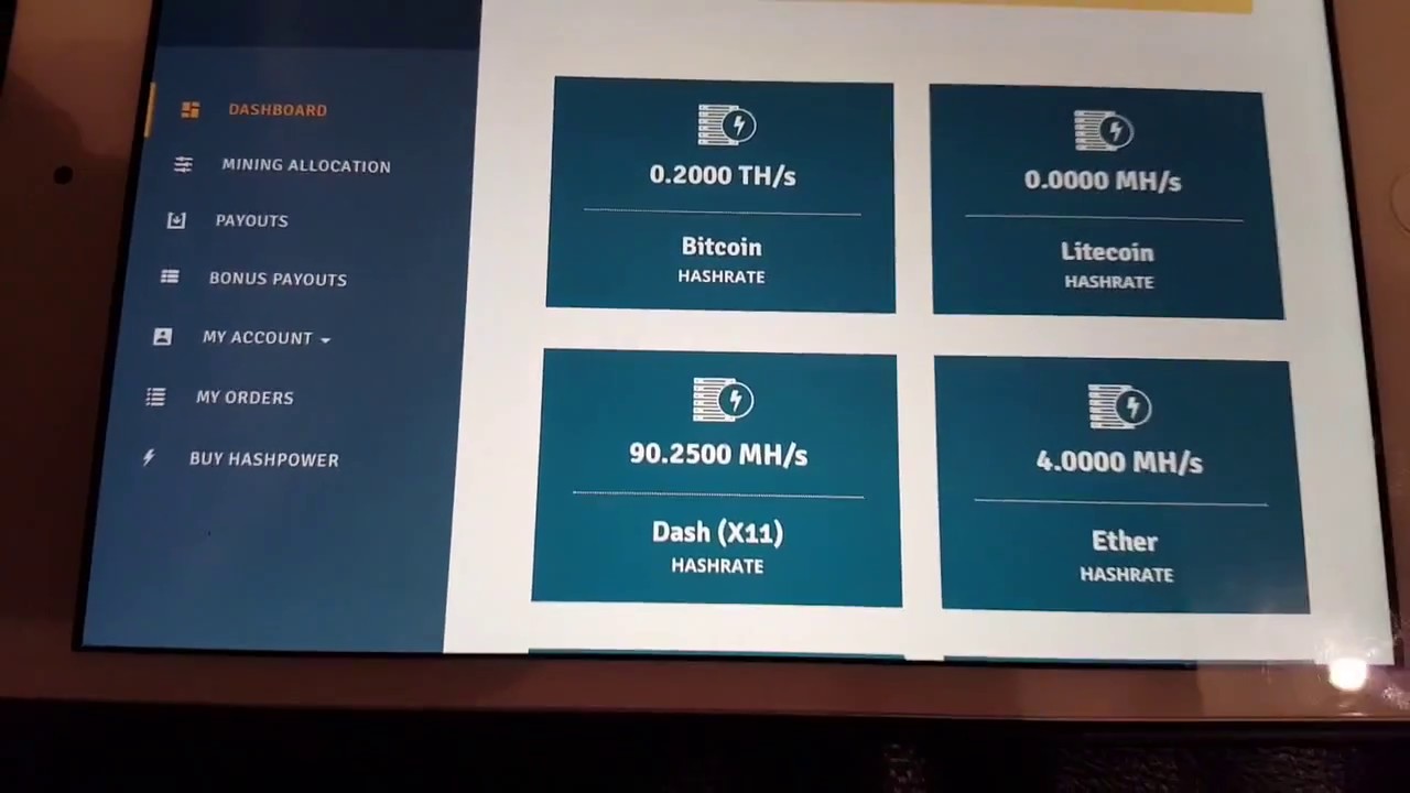 Genesis Mining update, one week in at 90/TH Dash X11