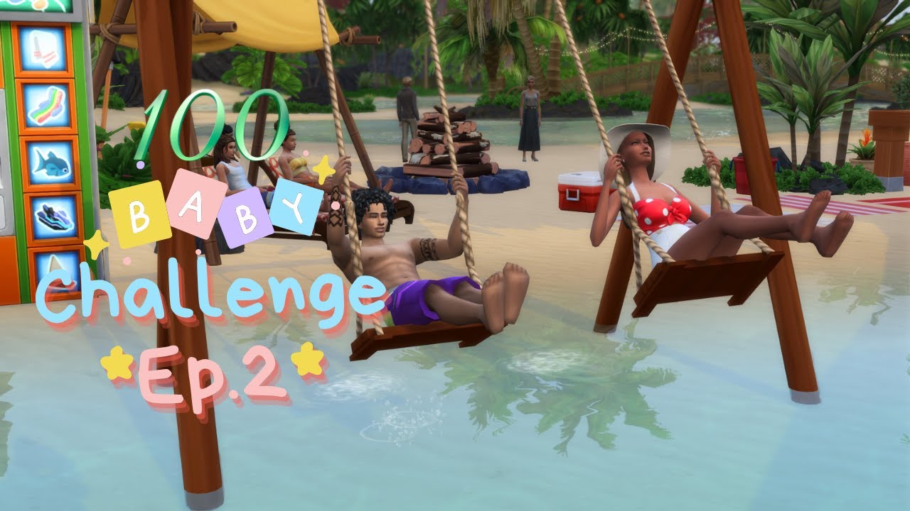 The Sims 4 // 100 Baby Challenge♥️ // Ep.2 Nuovi incontri a Sulani!🏖️