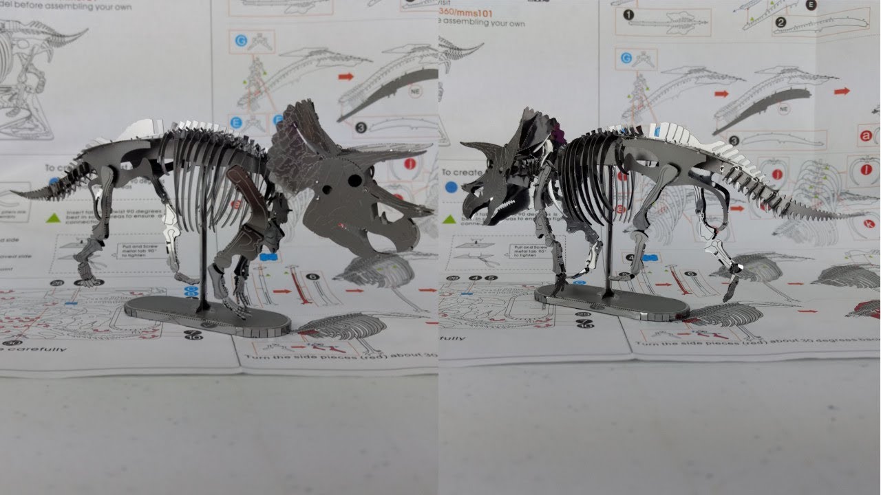 Metal Earth Build - Triceratops