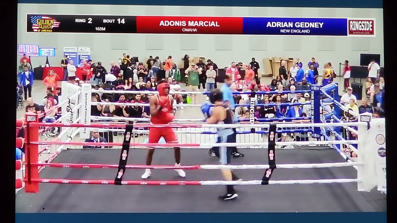 Adrian Gedney 1st Round of the 2022 National Golden Gloves Championship-Tulsa Oklahoma.