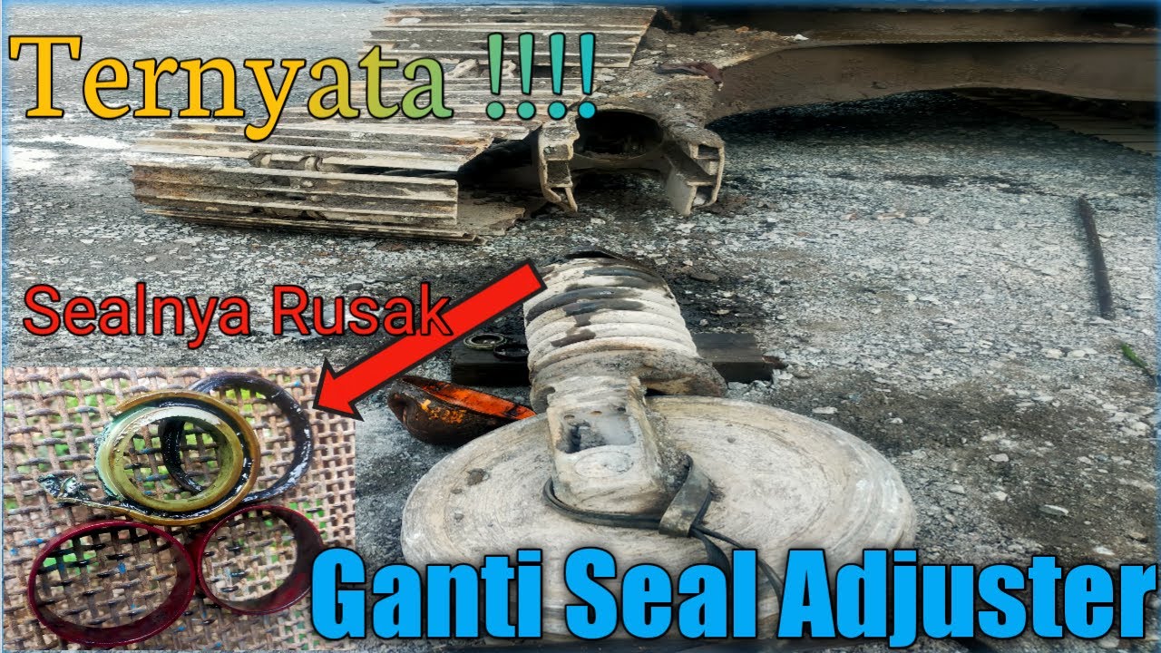 cara ganti seal kit adjuster pc200-8 komatsu