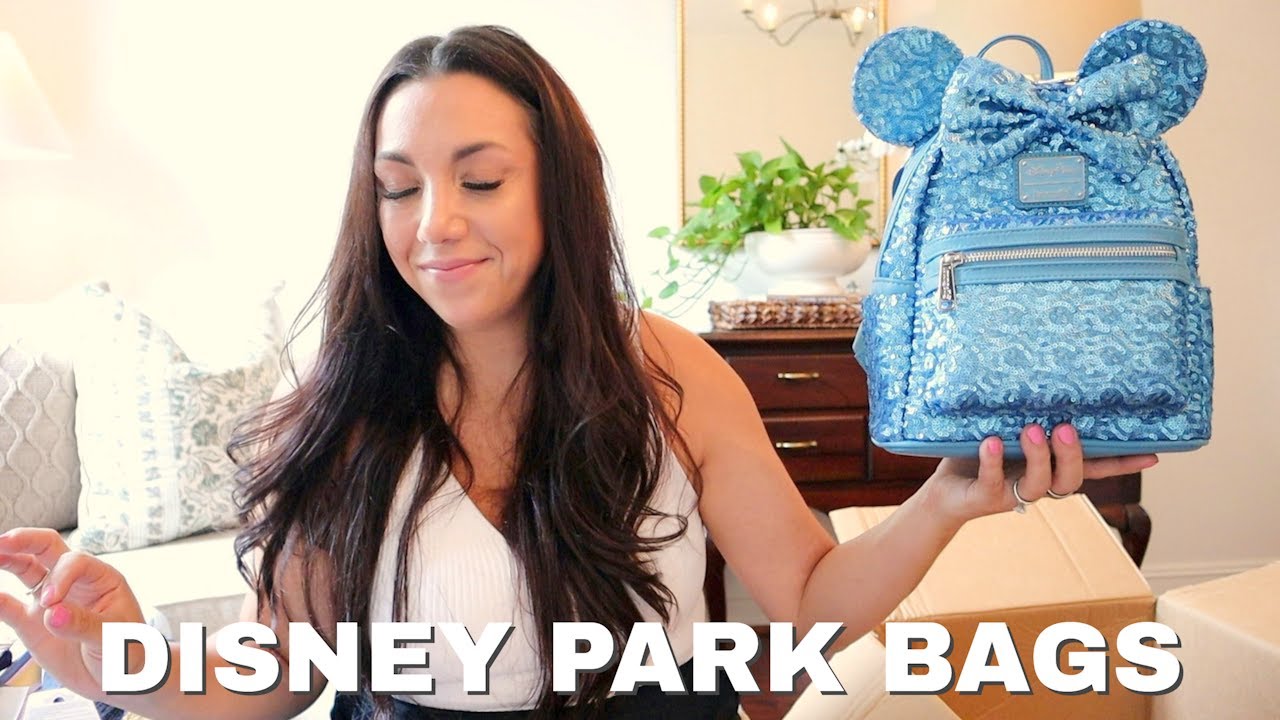 BEST DISNEY PARK BAG | my entire Loungefly collection, Disney Loungfly, my favorite Disney parks bag