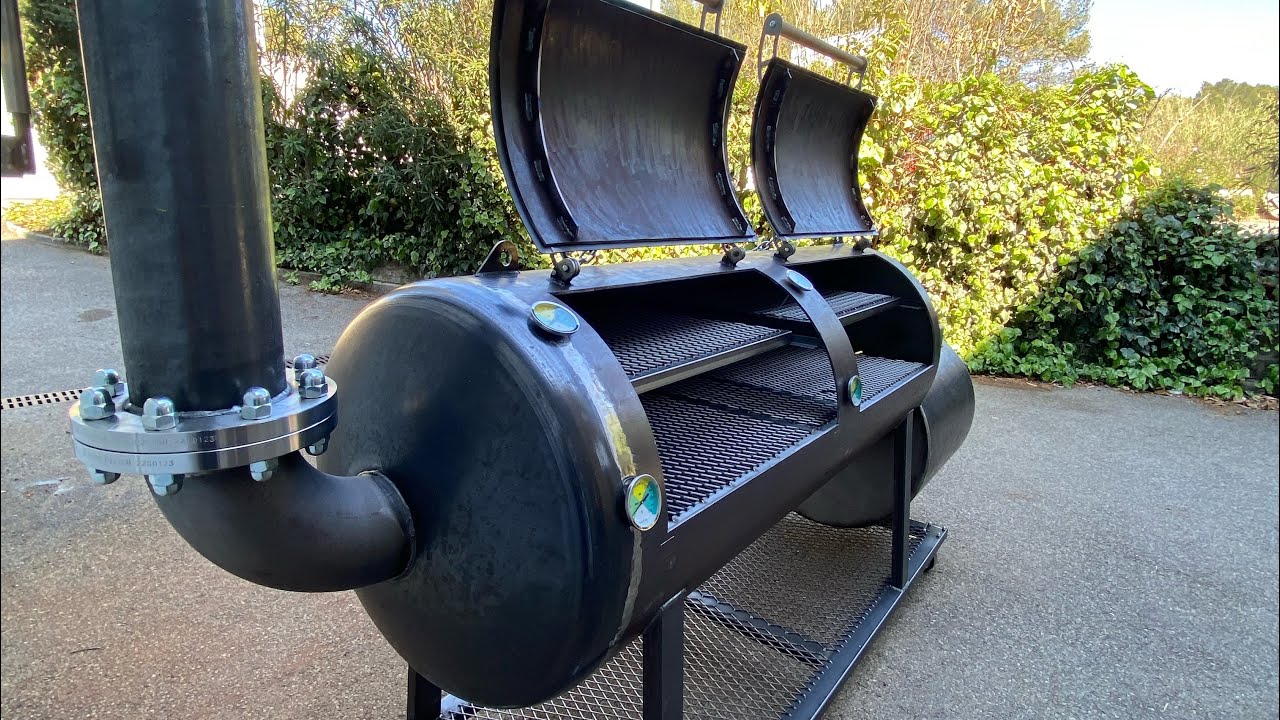 Nouveau énorme OFFSET SMOKER le modèle 555