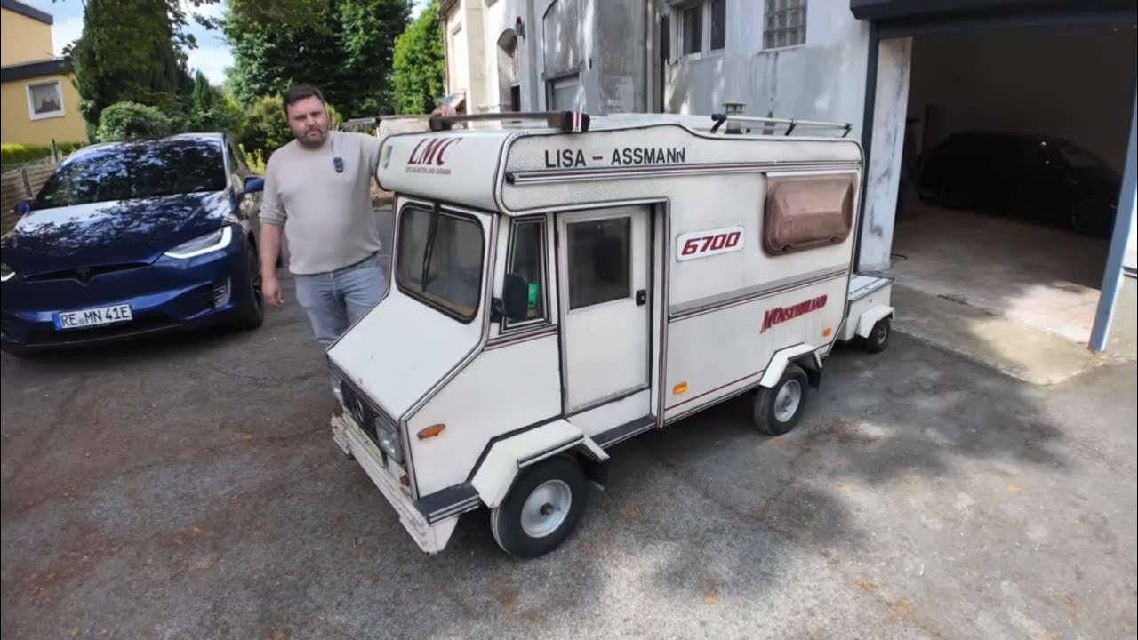 Markus hat das kleinste deutsche Wohnmobil der Welt 