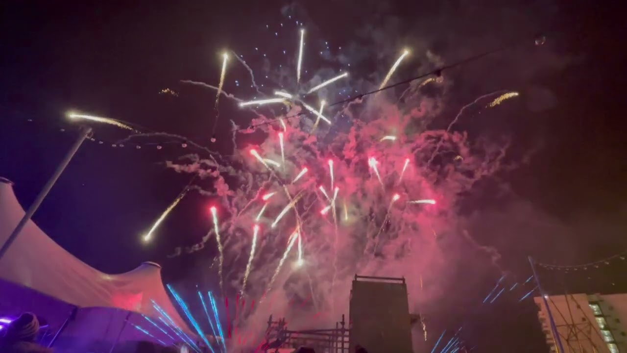 Butlins Bognor Regis Christmas Eve Fireworks 2024 Full Video