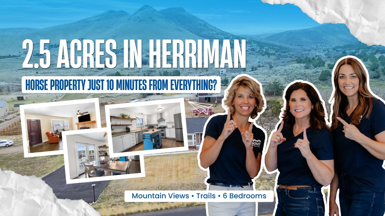 Herriman Utah Horse Property on 2.5 Acres | Mountain Views + Trail Access | 14715 S Rose Canyon Rd