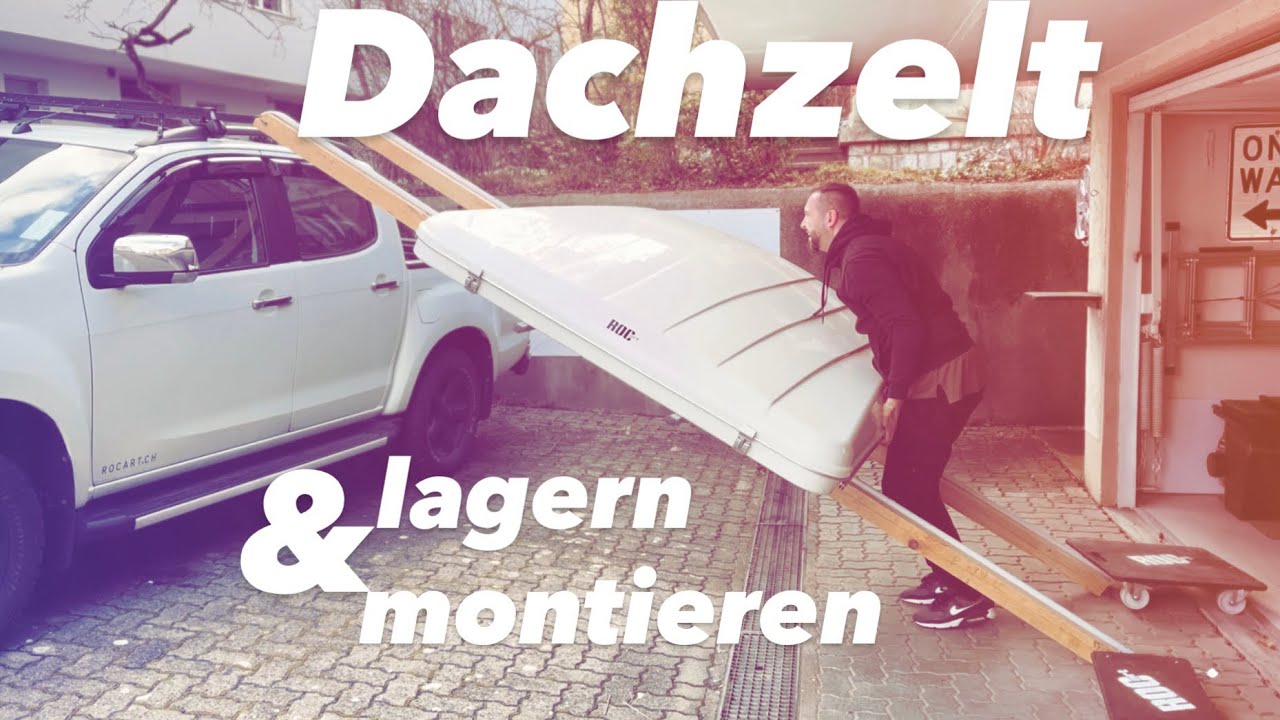 #Dachzelt  #lagern und (alleine)  #montieren