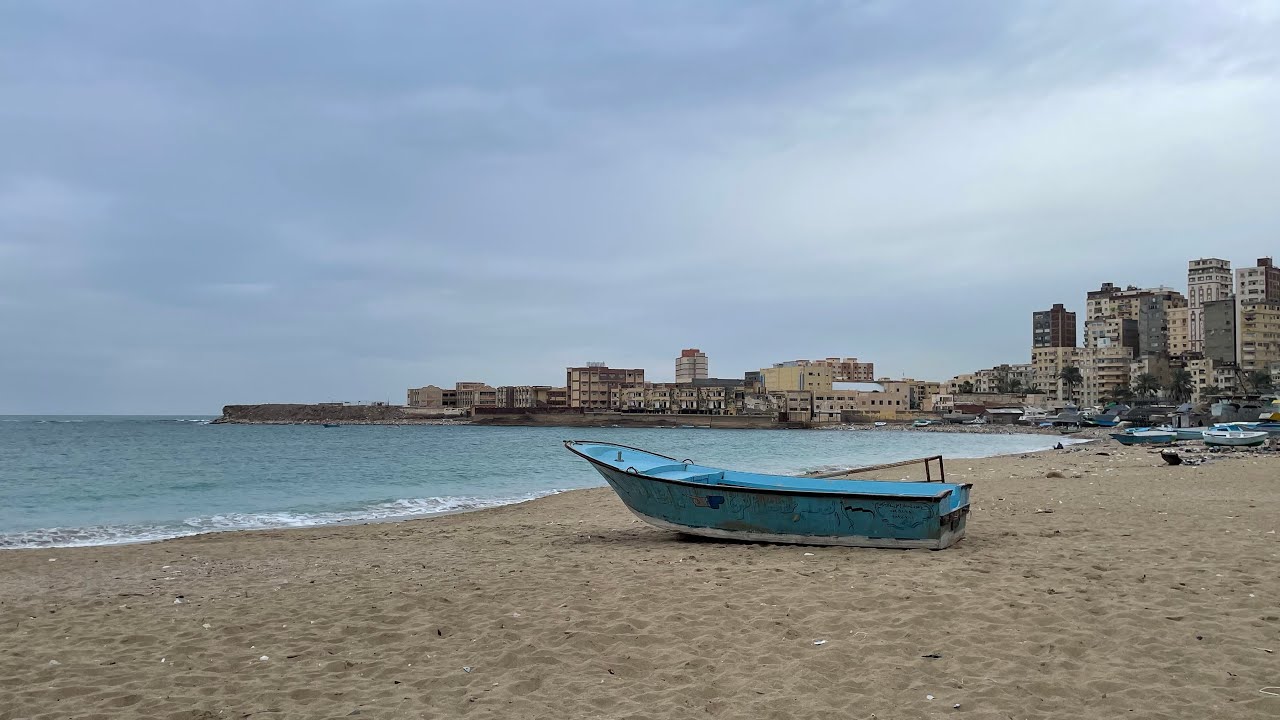 Alexandria in Egypt- the biggest city in Mediterranean region. Catacombs and markets, sea and rain.