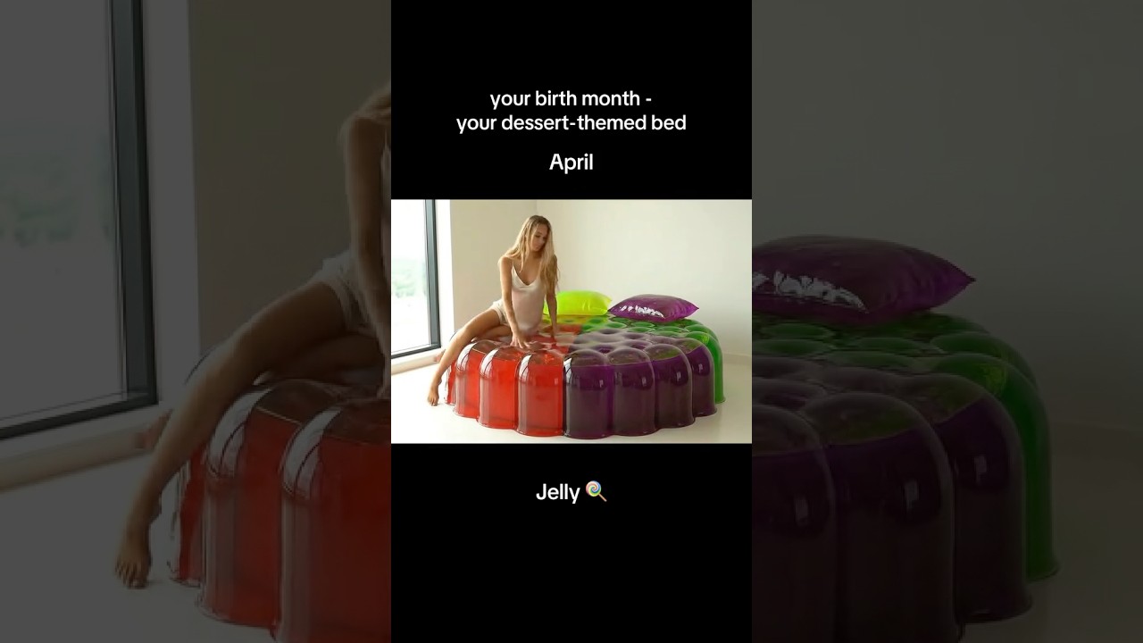 Your month = Your dessert bed #asmr #aiasmr #bed
