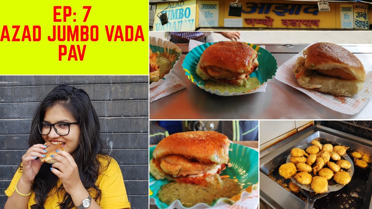 Лучший Джамбо Вада Пав в Мумбаи @ Azad Jumbo Vada Pav - Дадар (Мумбаи) - EP: 07