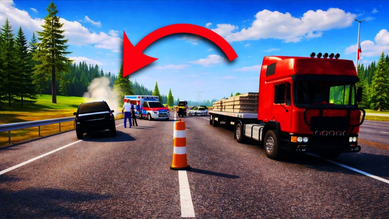 🚛 Cargo Truck Crash on Road 😱 | Realistic Gameplay 🎮