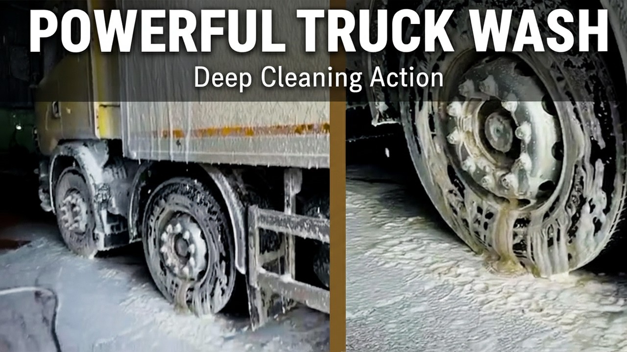 Powerful Truck Wash | Deep Cleaning Action with Power Washing