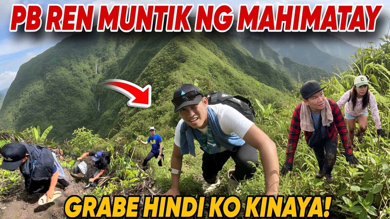 PB REN MUNTIK NG MAHIMATAY GRABE HINDI KO KINAYA SOBRANG TAAS NG BUNDOK NA ITO @PugongByahero 