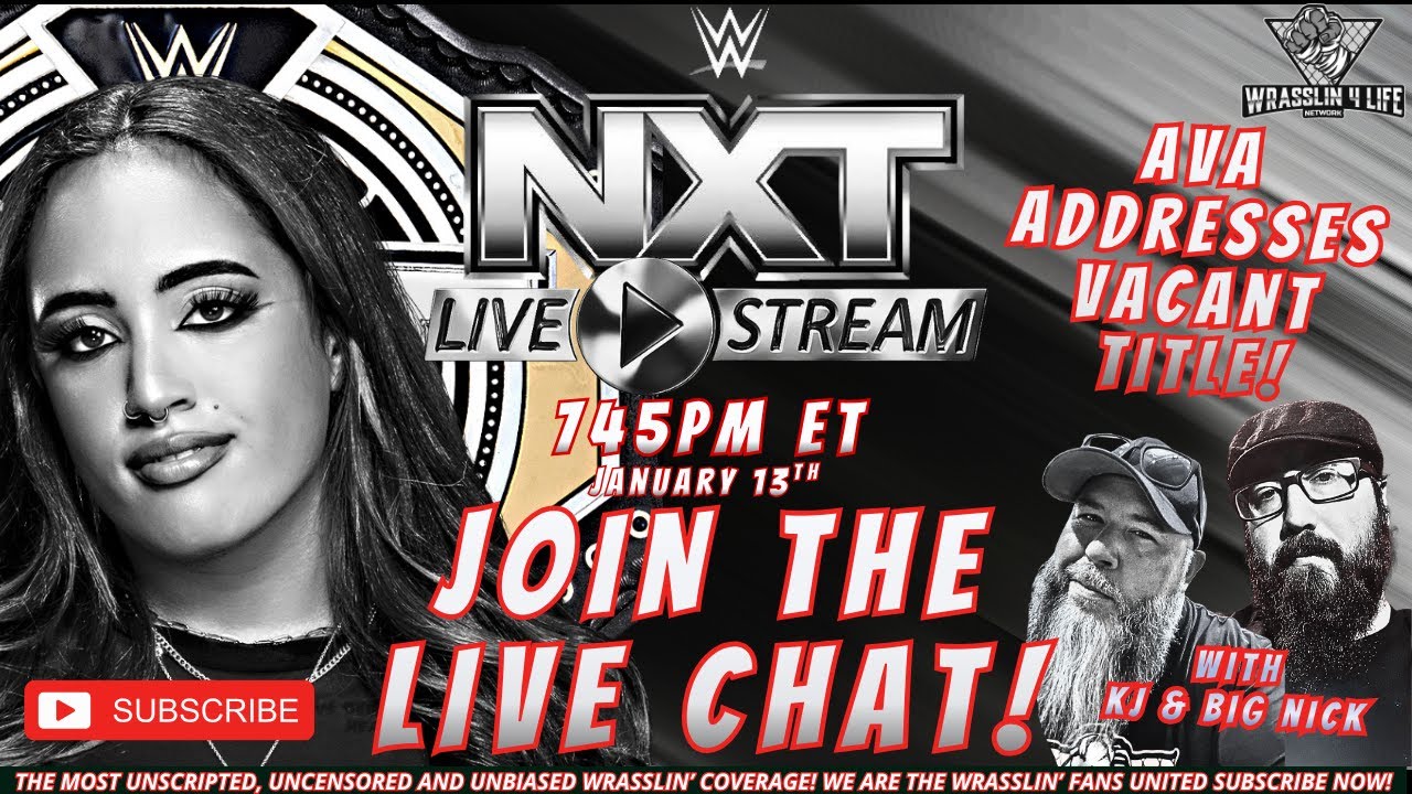 WWE NXT Live Reaction - Join the LIVE Chat! (January 13, 2026) 