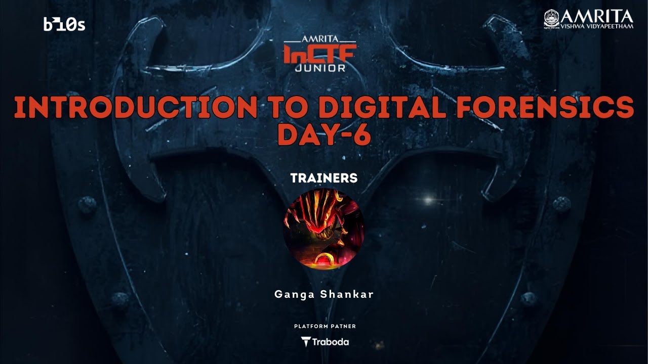 Introduction to Digital Forensics - Day 6 | InCTF Junior 2025