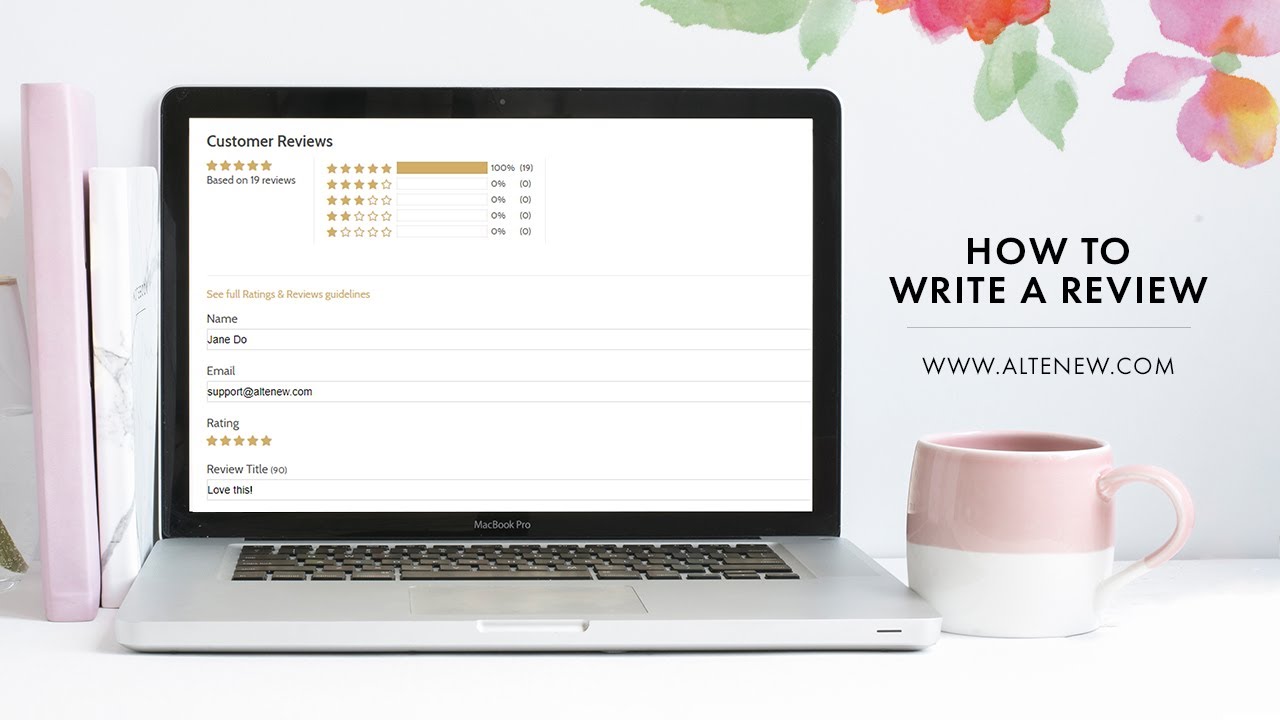 Altenew How to Write a Product Review