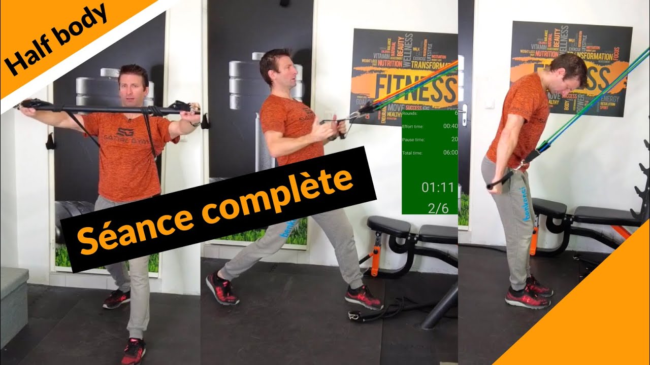 séance half body avec pack smartworkout (prise de muscle athlétique )