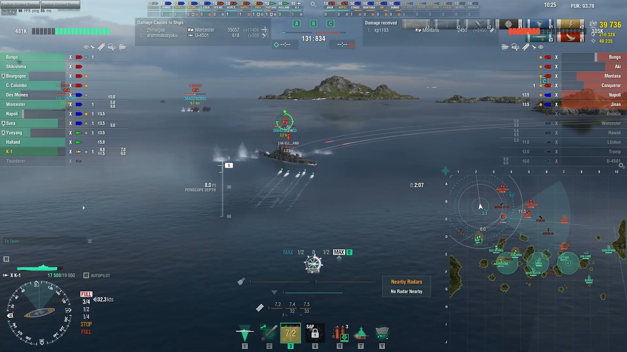 K-1 WOWS: Absolute dominant over U-4501 and broke open the whole flank