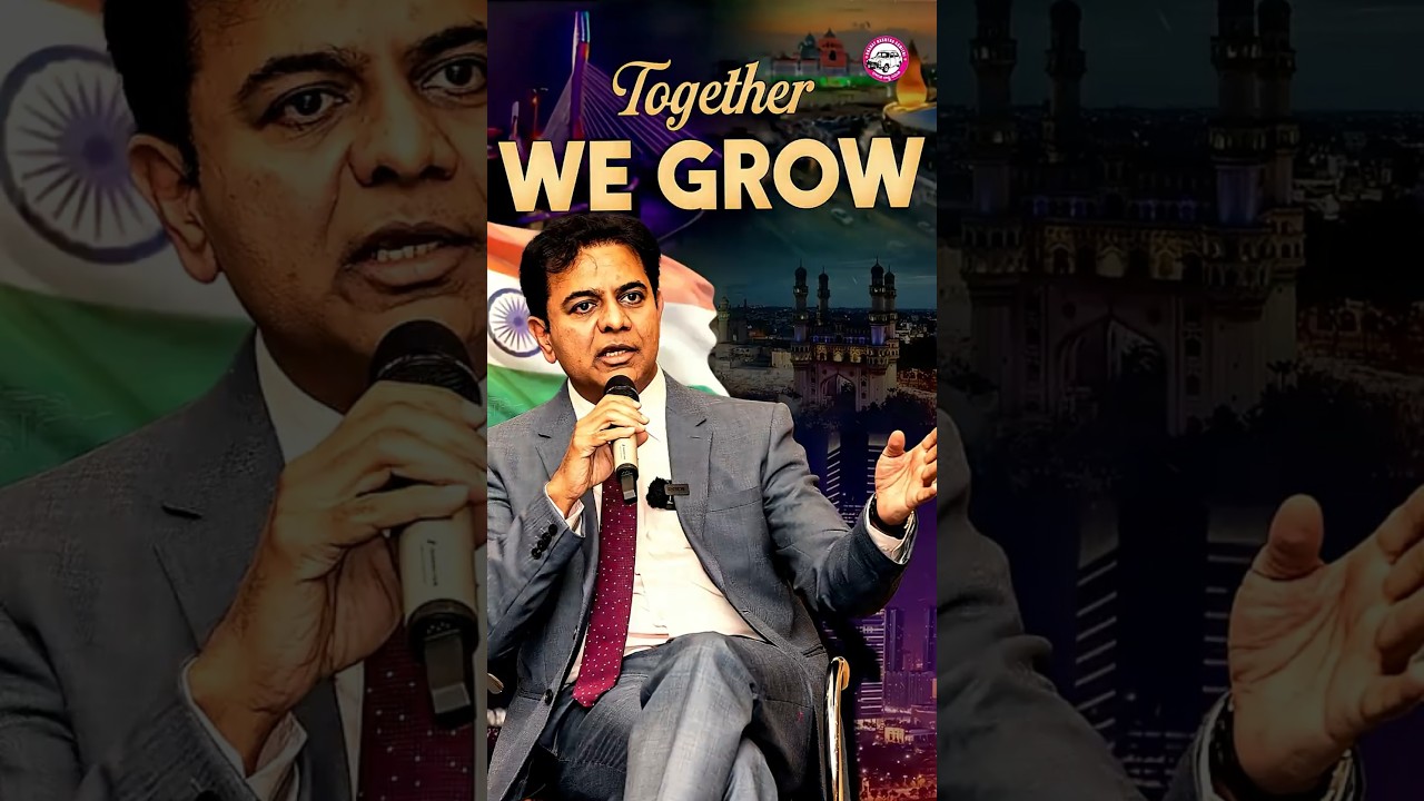 "India grows when states learn from each other" BRS Working President KTR | 