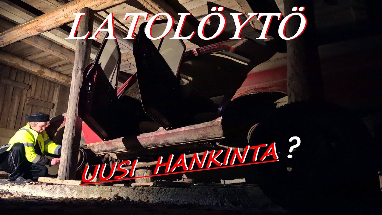 Ostin latolöytö auton