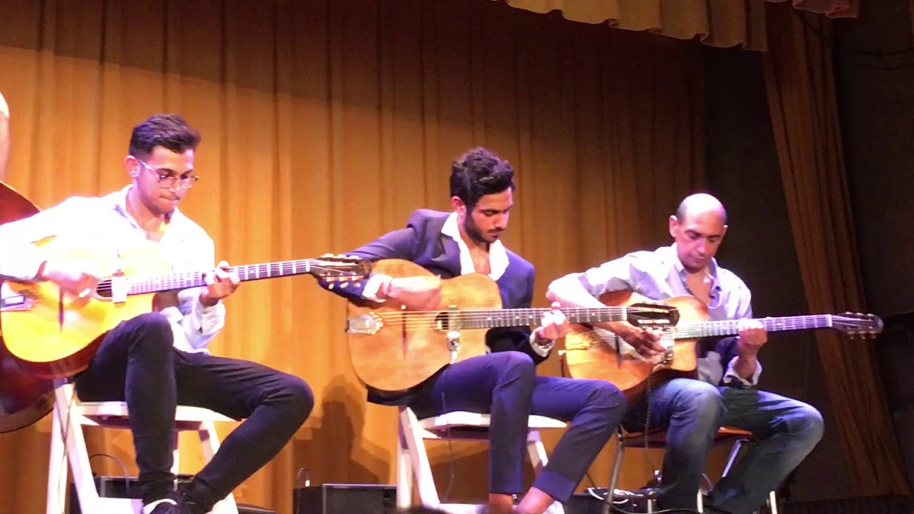 Ezeckiel Krief, Lior Krief  and Serge Krief at Django a GoGo 2019 The Woodland