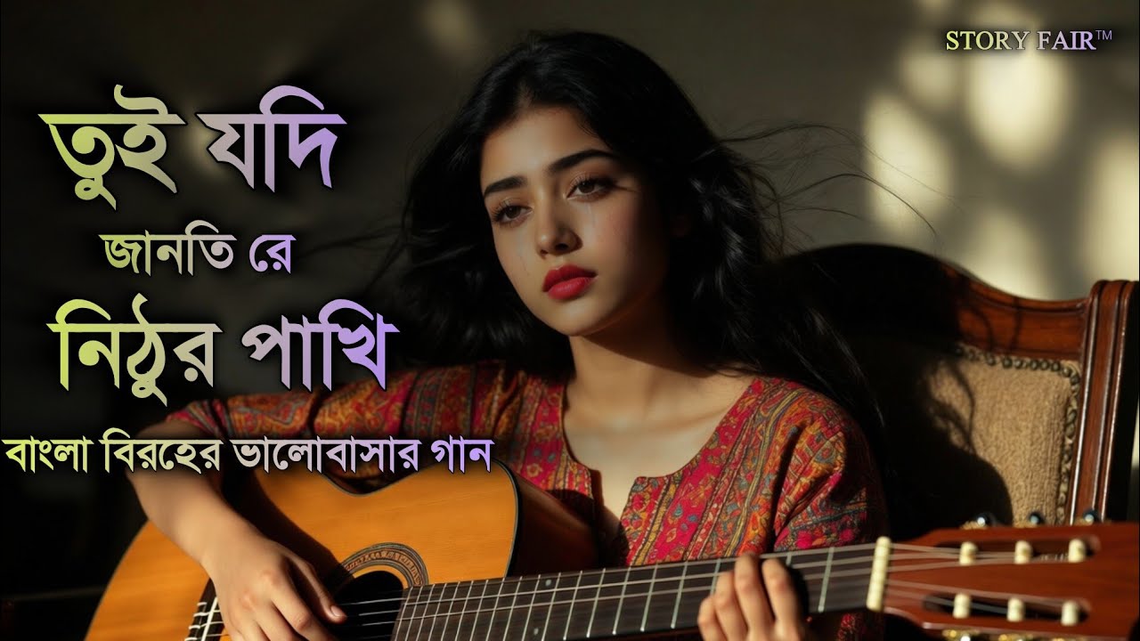 তুই যদি জানতি রে নিঠুর পাখি | বিষন্ন হৃদয়ের এক অবাধ্য বিরহের গান | Emotional Sad Song 2026