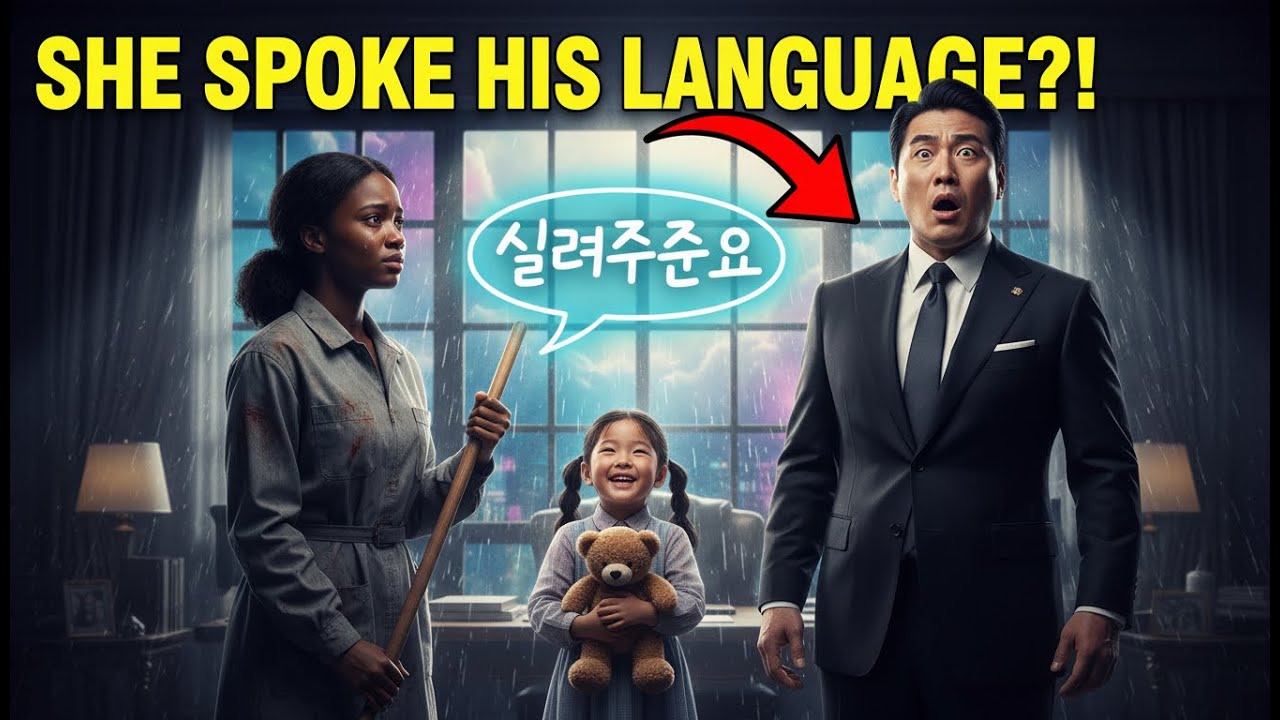 Black Orphan Janitor Spoke Korean To Billionaire Mafia Boss’ Daughter— What happened next...