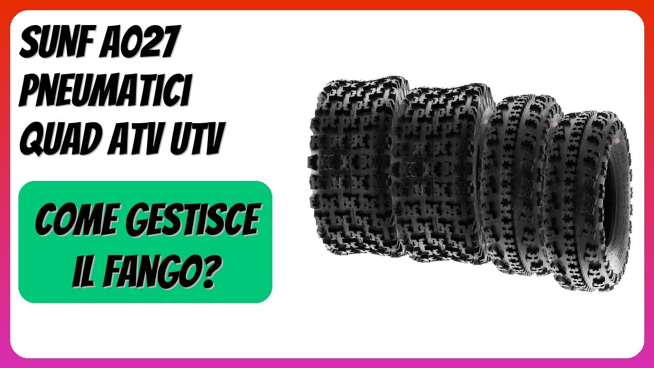 RECENSIONE (2026) : SUNF A027 Pneumatici Quad ATV UTV. DETTAGLI