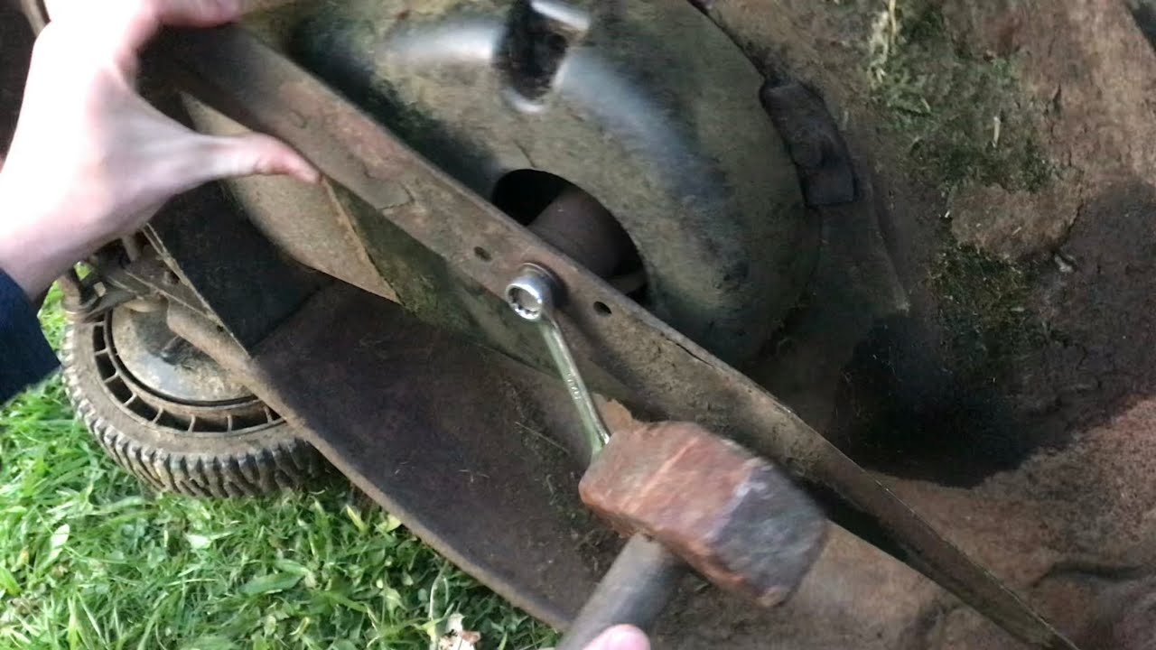 fix BENT &ldquo;crankshaft on lawnmower&rdquo; in 10 minutes (straighten)&hellip;