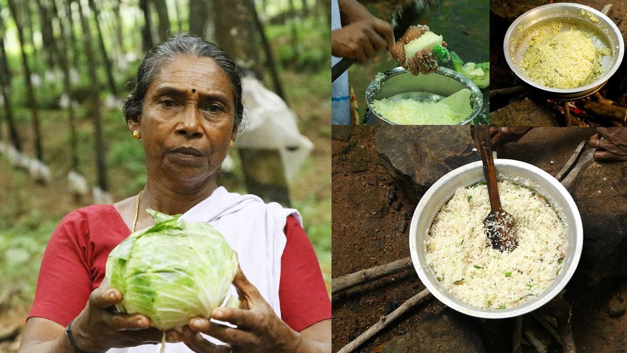 Kerala Style Cabbage Thoran | Cabbage Thoran