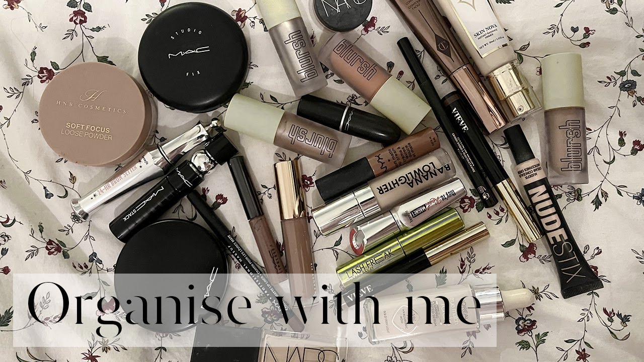 ORGANISE WITH ME | organising my makeup | maxine lee harris