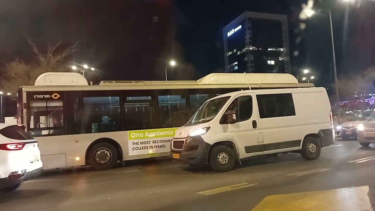 Buses Of Egged And Metropoline In Rishon Lezion