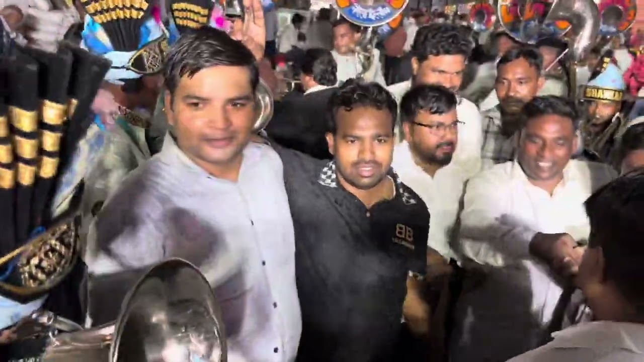 Shankar Band Narela ￼delhi किठौर .राम बारात 2025 #new#viralvideo #live 