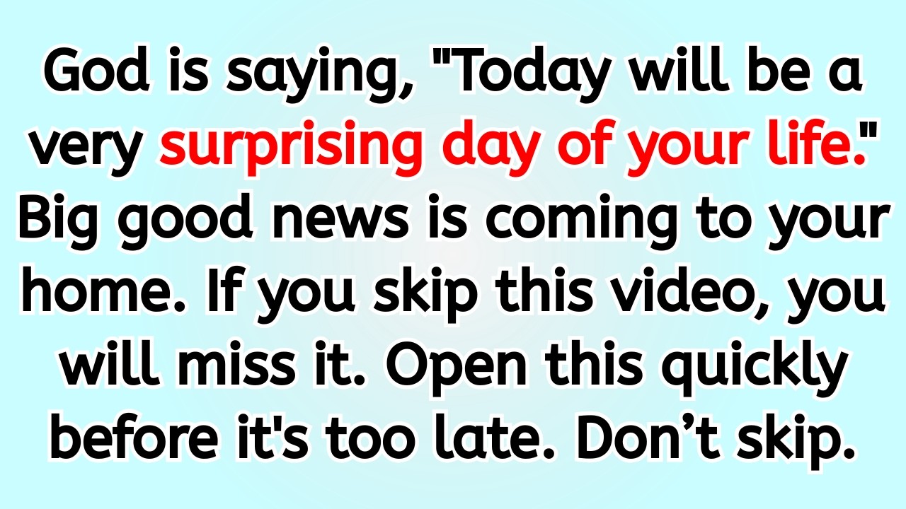 🔴 God is saying, 
