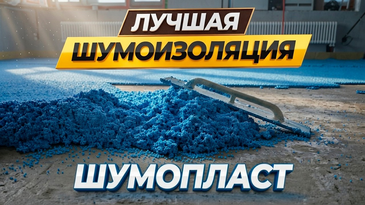 Шумоизоляция пола: ТИХАЯ плавающая стяжка от А до Я / Цена, материалы, ошибки #шумопласт #ремонт