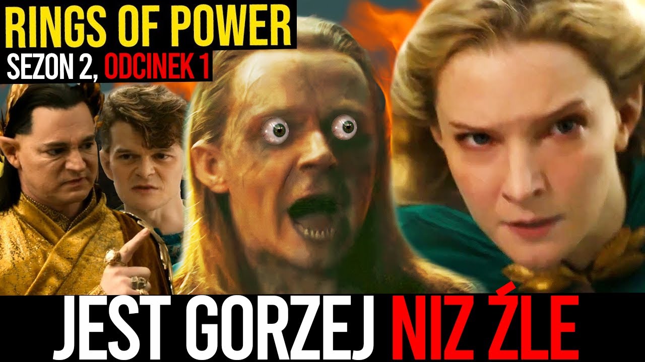 TO JEST GORSZE NIŻ 1 SEZON 🤦 Rings of Power Sezon 2 / Odc.1  Drwal Rębajło, koment i recenzja