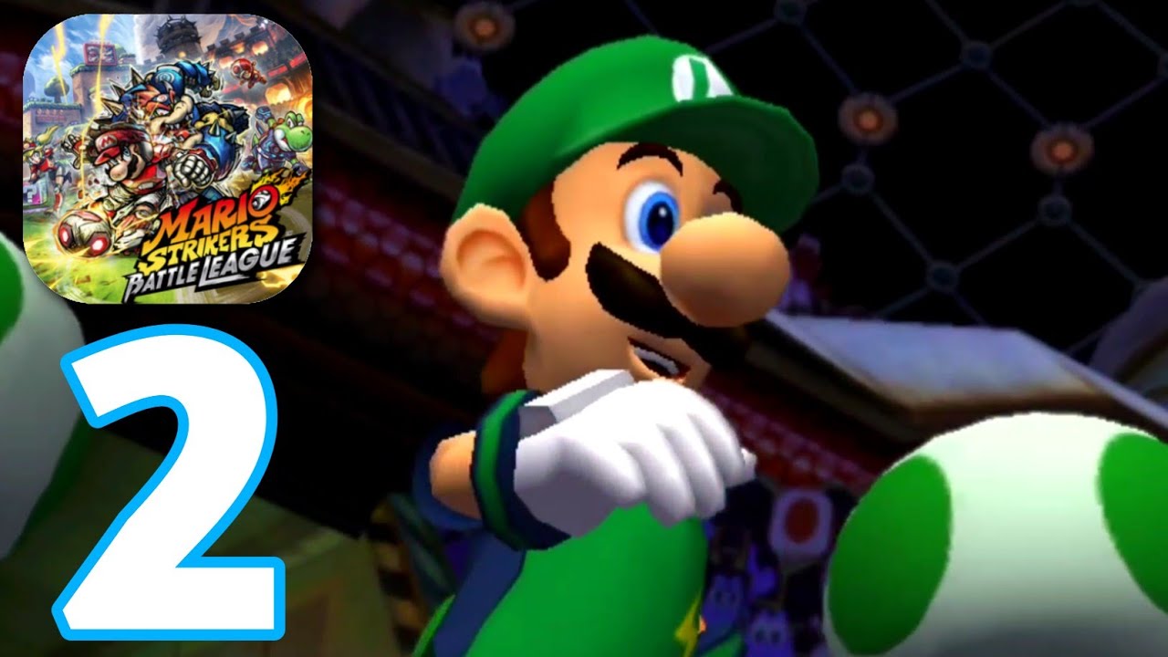 Super Mario Strikers - Gameplay Walkthrough Part 2 - Luigi vs Yoshi (GameCube)
