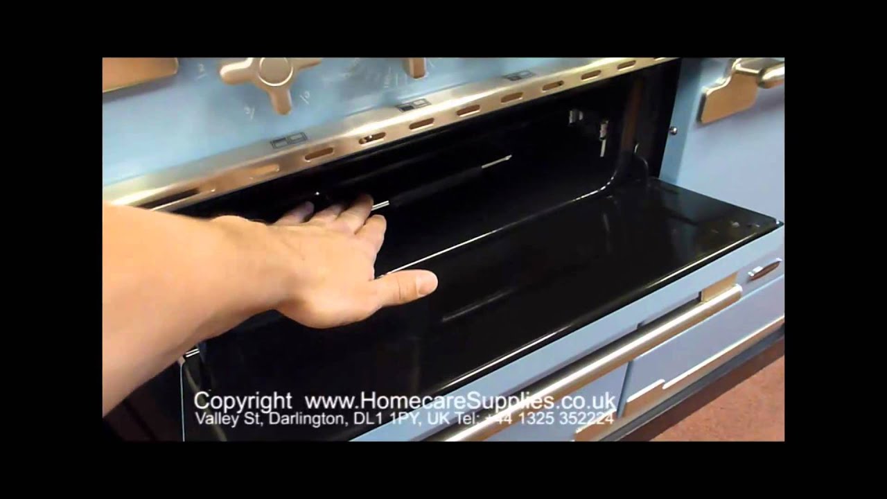 Rangemaster Elise 110 Dual Fuel Range Cooker in China Blue from Homecare Supplies Darlington