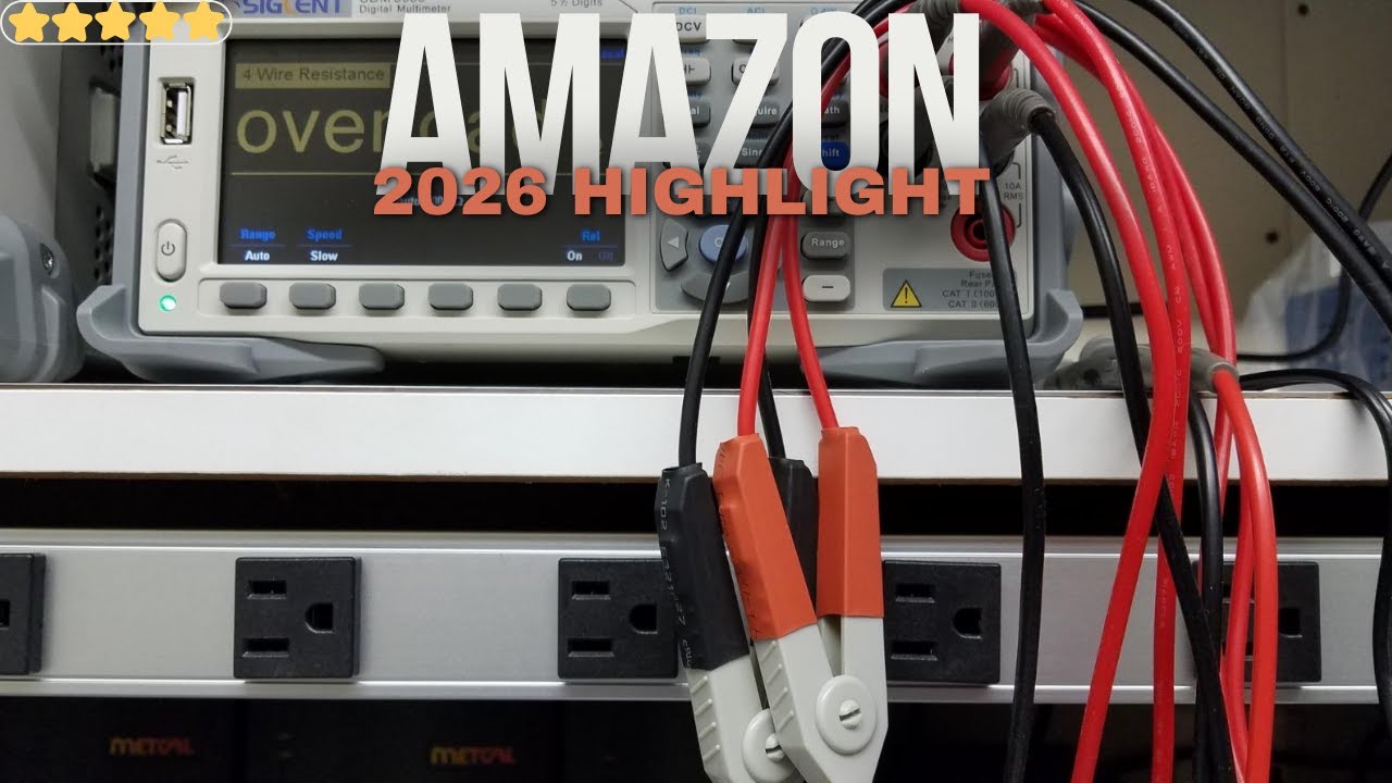 🧪 LAB-GRADE PRECISION! Siglent SDM3055 Digital Multimeter Review 📉