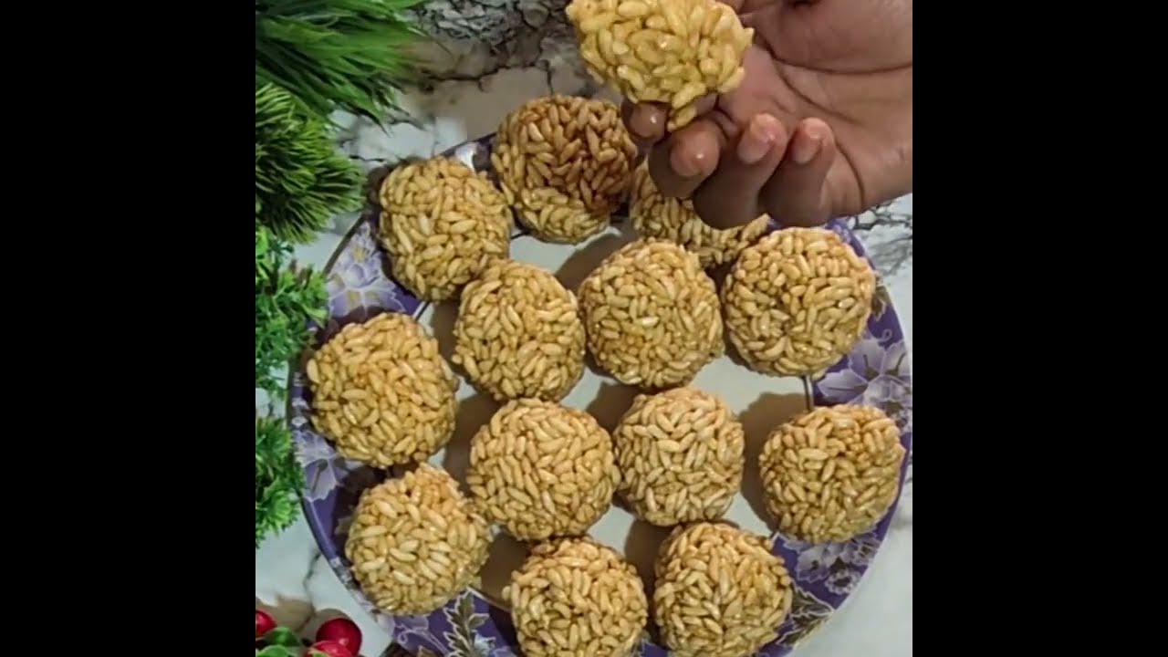How to make MURI KE LADU KU RECIPE (LAI)#indianstreetfood 