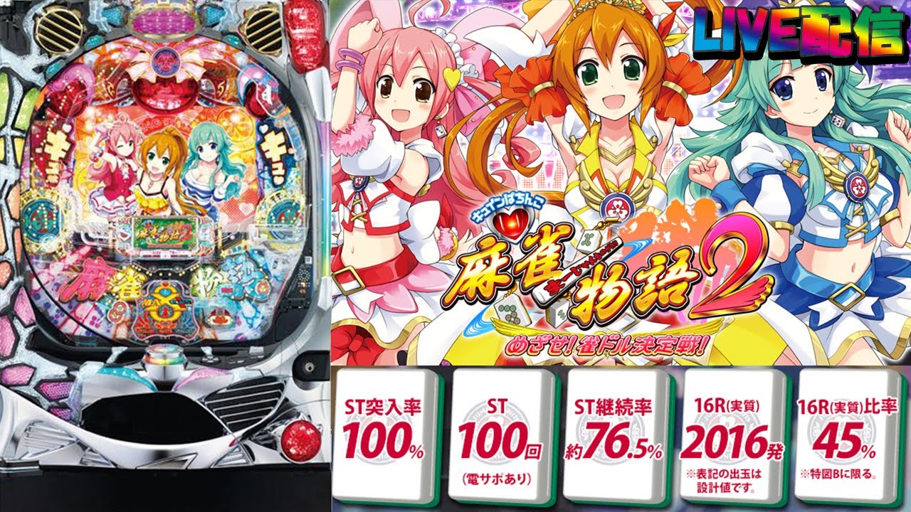 【実機配信家庭用(縦画面版)】CR麻雀物語2～めざせ!雀ドル決定戦!～ M9AY1(1/299) S02part02.5「平和の「麻雀物語」シリーズに「雀ドル」が活躍する！？」