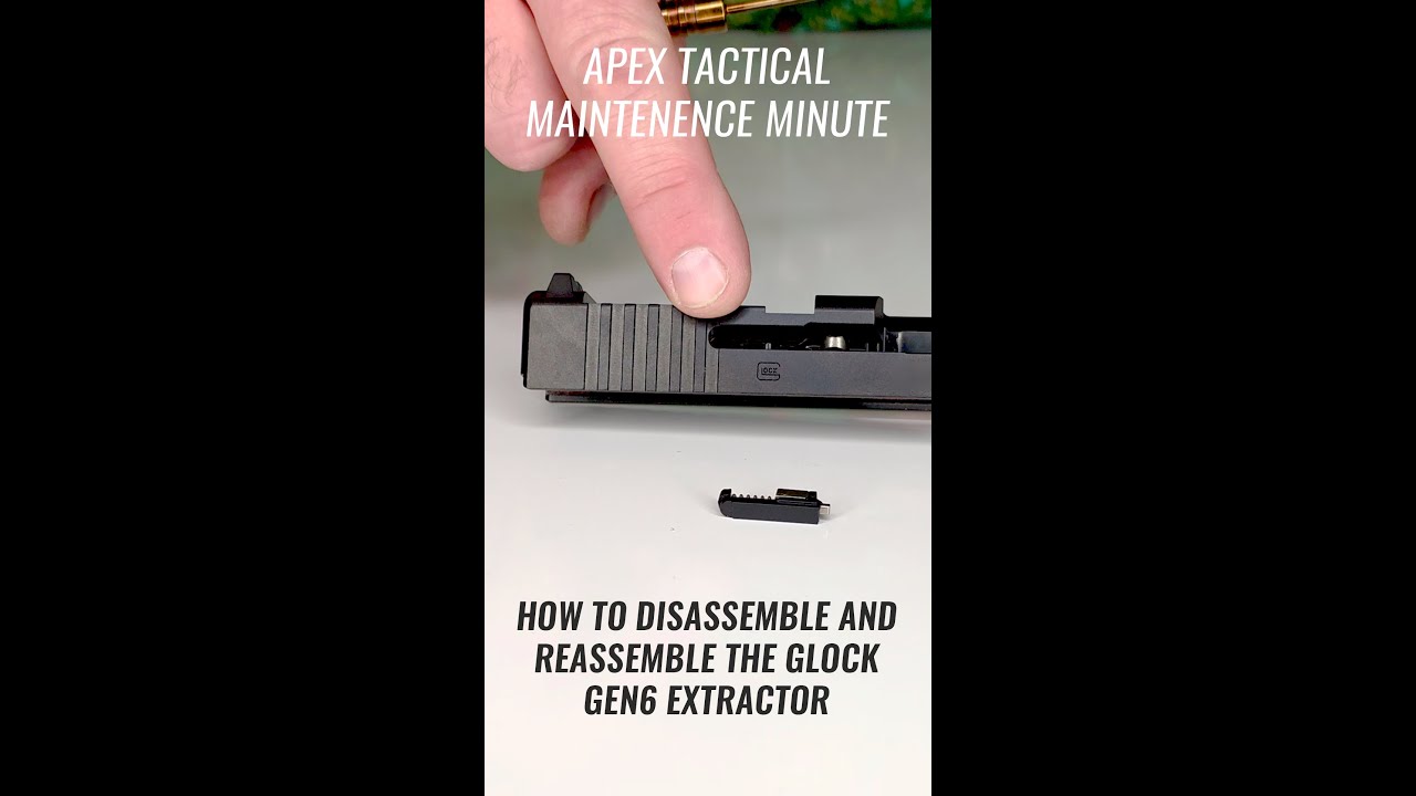 Как разобрать и собрать экстрактор Glock Gen6 | Apex Tactical Maintenance Minute