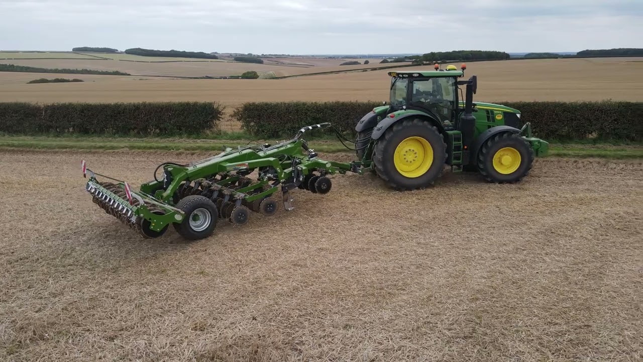 3m Multi-till 5T Low Disturbance Cultivator demo on John Deere