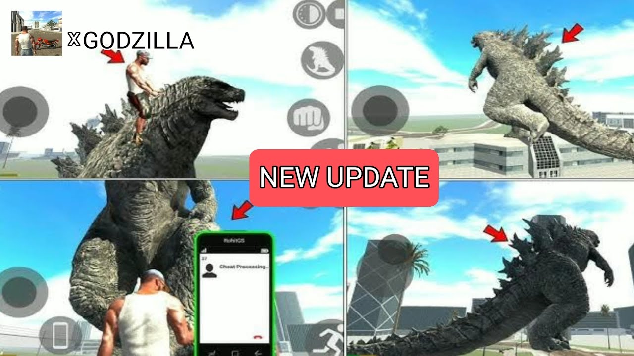 GODZILLA ☠️☠️ INDIAN BIKE DRIVING 3D NEW UPDATE