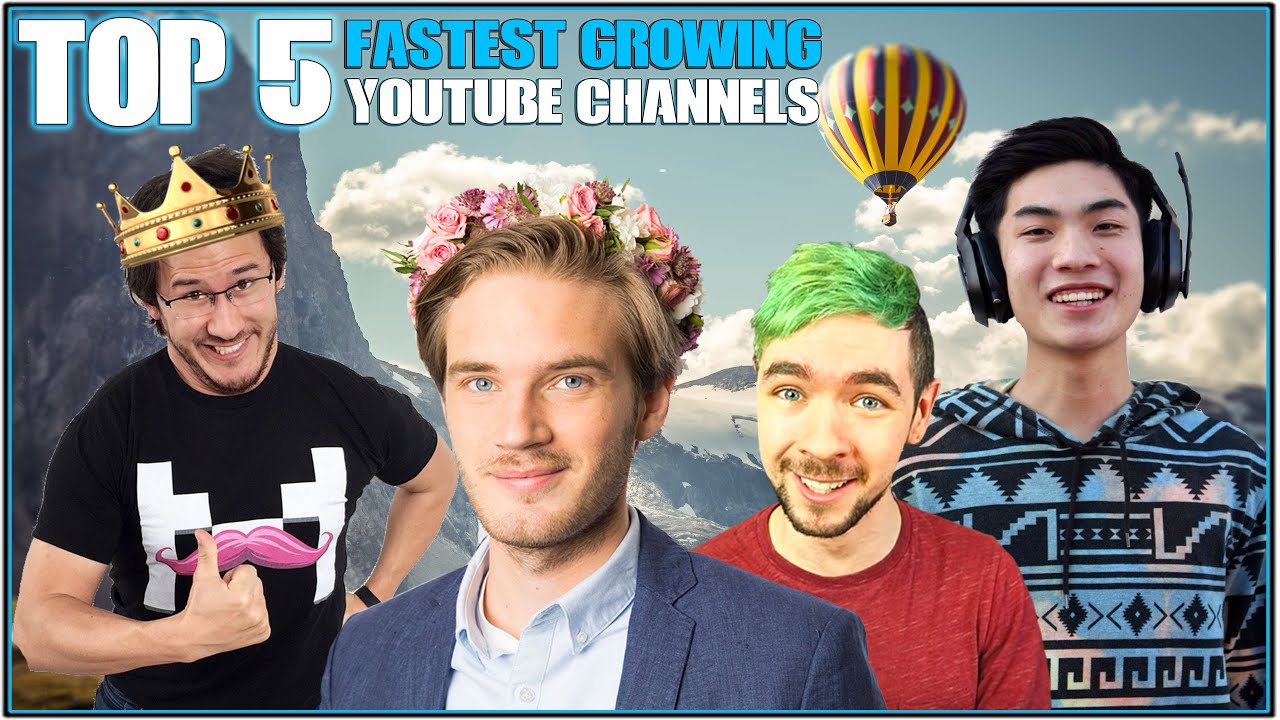 TOP 5 *FASTEST* GROWING YOUTUBE CHANNELS! | (2016 Edition)