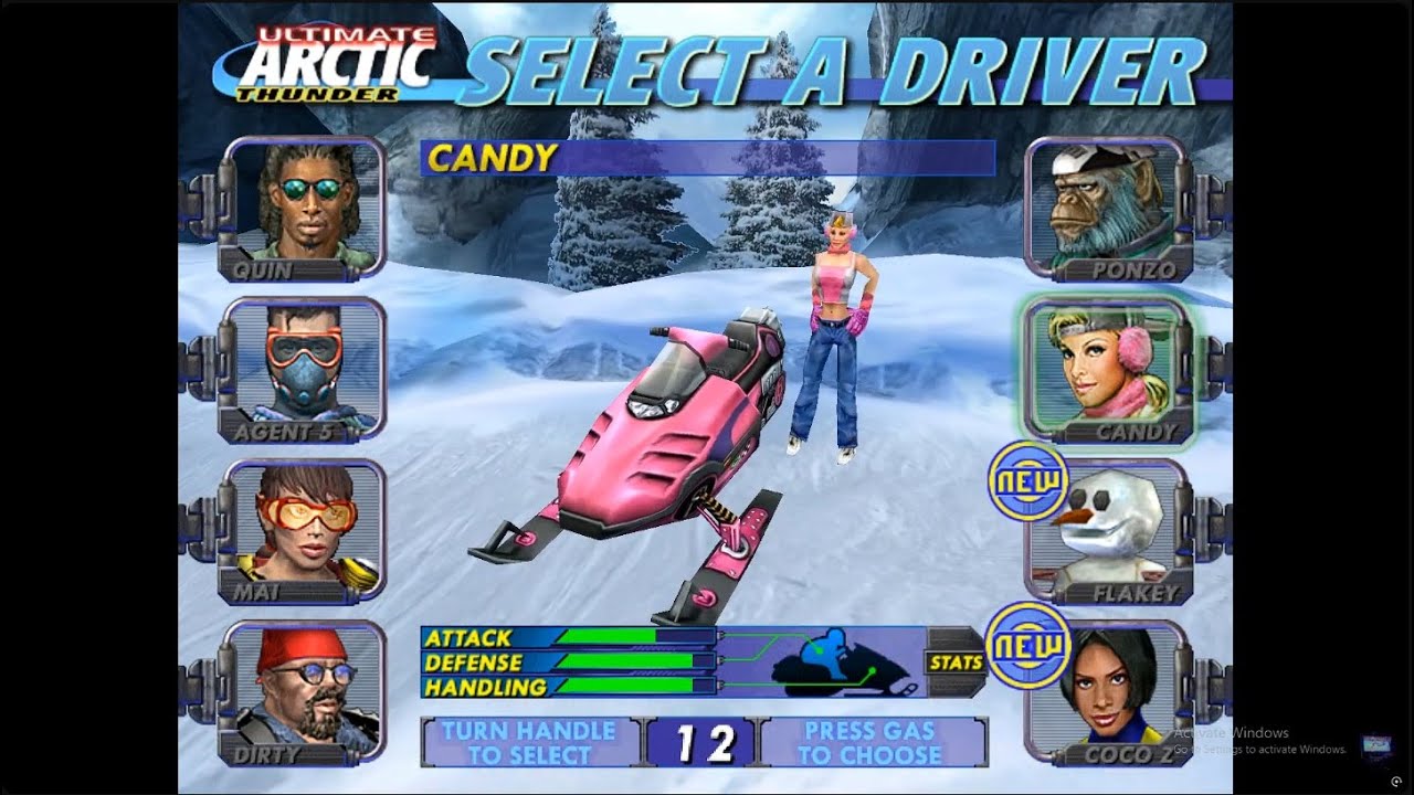 Ultimate Arctic Thunder (2001) - Candy - Gameplay (TeknoParrot / RTX GPU)