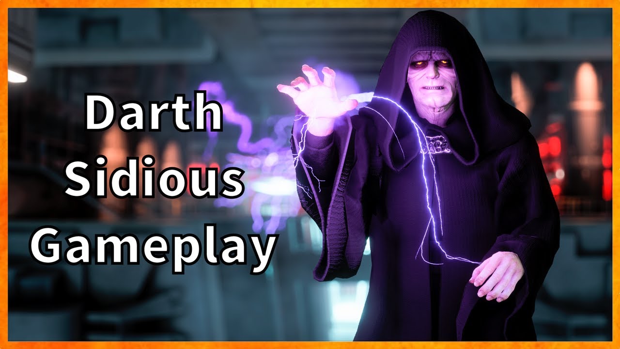 Darth Sidious Gameplay Star Wars Battlefront 2